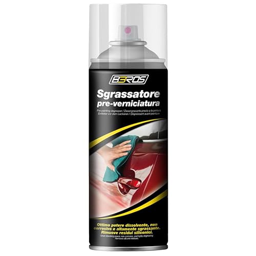 Bbros Sgrassante Pre-Verniciatura Auto | Rimuove Silicone | Preparazione Carrozzeria | 400 Ml