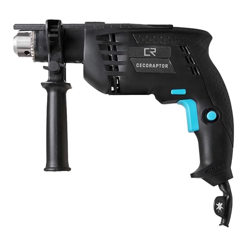 Cecotec Trapano Elettrico A Percussione Cecoraptor Impact Drill. 850W. Punta 13Mm. 4800 Rpm. 46000 Impatti/Min. Impugnatura Ausiliaria. Blocco Interru