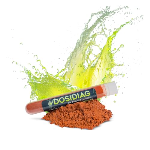 Fluoresceina Dosidiag - Colorante Tracciante Intenso Per Rilevamento Perdite: Piscina, Spa, Impianti Idraulici, Tetti, Auto, Fluorescente