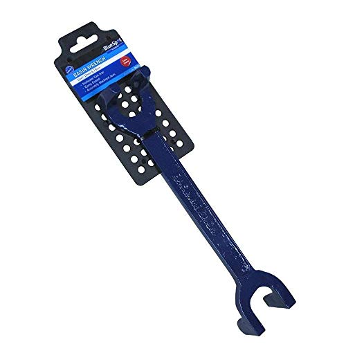 Blue Spot Tools 06326 - Chiave Fissa Per Lavabo Bluespot, 13 E 19 Mm, Blu