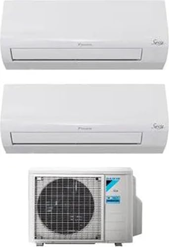 Climatizzatore Dual Split 12000 + 12000 Btu, Con Pompa Di Calore, Classe Energetica A++/A+