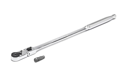 Gearwrench 81030 1/4 Pollici / 6,35 Mm Cricchetto Con Testa Sottile Flessibile Con Bloccaggio A Sgancio Rapido Da 72 Denti 12 Pollici / 304,8 Mm