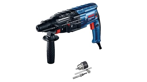 Bosch Professional Martello Perforatore Gbh 240 (Con Sds Plus, 790 W, Incl. Impugnatura Supplementare, Asta Di Profondità 210 Mm, Mandrino, Valigetta)