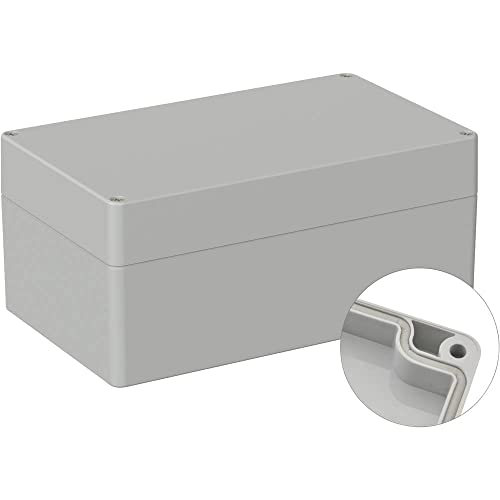 Tru Components Box4U Tc-9065672 - Alloggiamento Universale 200 X 120 X 90 Abs Grigio Chiaro (Ral 7035), 1 Pezzo.