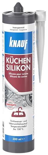 Knauf 7949 - Silicone Da Cucina, 300 Ml, Trasparente