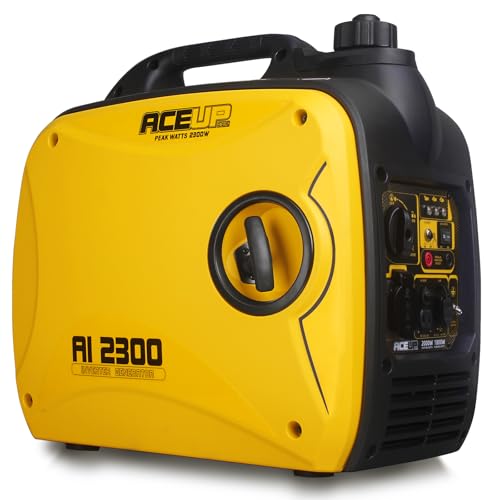 Generatore Di Corrente 2000W, Aceup Energy Inverter Generator Portatile,Silenziato Gruppo Elettrogeno Emergenza Con Prese Ac/Dc/Usb Leggero Per Campeg