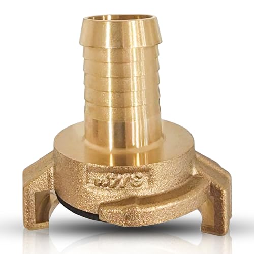 Pipesan Geka System - Raccordo Rapido In Ottone, 3/4", Attacco Per Tubo Filettato O Connettore Per Tubo Da Giardino In Ottone, Adatto Per Acqua Potabi