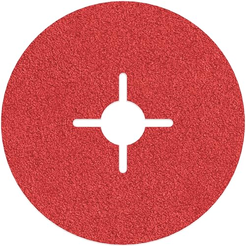 Bosch Professional 2608621612 Disco Abrasivo In Fibra R780 Best For Metal And Inox, Metallo E Acciaio Inox, Ø 125 Mm, Grana 60, Accessorio Per Smerigl