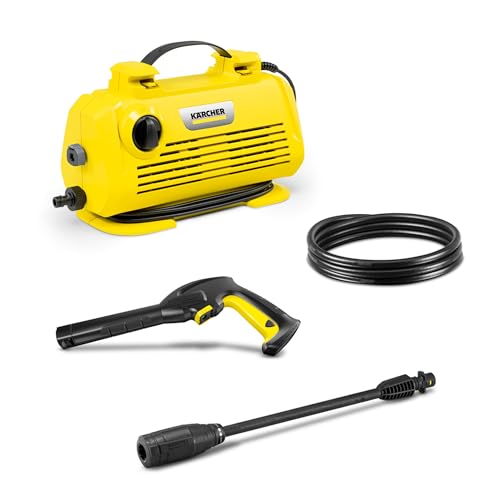 Kärcher Idropulitrice K 2 Horizontal Vps, Pressione Max 110 Bar, Portata 360 L/H, Area Di Lavoro 20 M²/H, Filtro Acqua Premontato, Peso 3,5 Kg, + Tubo