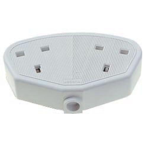 2Gang Gomma 13A Socket 9422Wnb