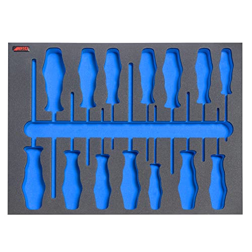 Aptex Schaumeinlage Passend Für Wera Schraubendreher Set Big Pack 300 Kraftform 14 Teilig 300X400X35Mm