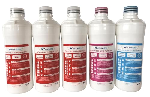 5 Replacement Cartridges For Aquawater Water Fountain