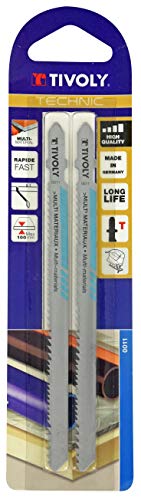 Tivoly Xt505520011 – Set Di 2 Lame Seghetto Alternativo Bosch Multi Materia 100 Mm
