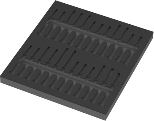 Wera 9815 Termoformato In Spugna Per Giravite Kraftform Micro Set 1, Senza Utensili, 344 X 30 X 392 Mm
