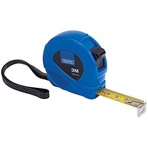 Draper 75880 Easy Find Metri A Nastro, Blu, 3 M X 16 Mm