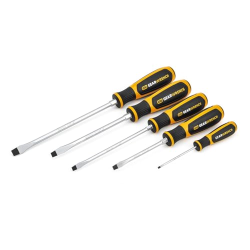 Gearwrench 80053H Set Di Cacciaviti Bimateriale A Taglio, 5 Pezzi