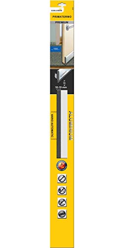 Schellenberg 66316 Primatermo Premium Guarnizione Per Pavimento Porta Con Molla Automatica, 100 Cm, Alluminio