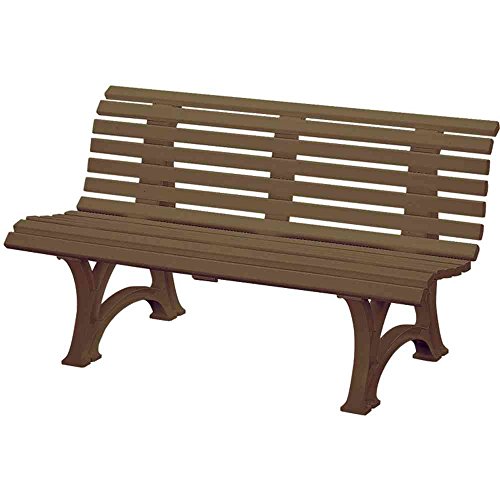 Unimet Blome-Tillmann Neptun/Helgoland - Panca Da Giardino Con Struttura In Plastica, Colore: Marrone