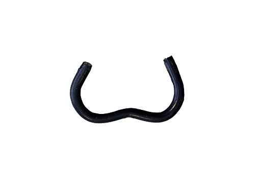 Edma 047201 Agrafe Omega 20, Galva Plastificato, Nero, 1000 Pz