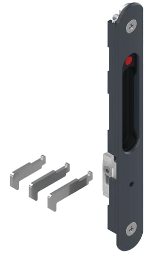 La Croisee Ds - Set Chiusura Rinovation-Maniglia Di Chiusura Singola 8298 - Colore: Grigio -