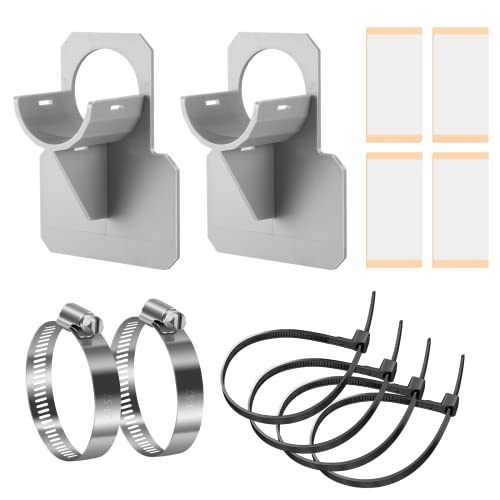Eazoby 2 X Pool Hose Holder For Pipes Of 38 Mm [1.5 Inches] | Pool Hose Holder Kink Protection On Intex Or Bestway Pool | Pool Hose Frame With Hose Cl