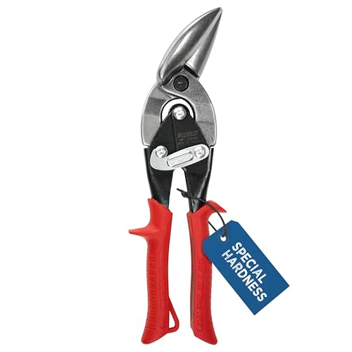 Midwest Tool And Cutlery Snips Forgiato Lama Speciale Durezza Offset Left Aviation Snip, Mwt-Ss6510L