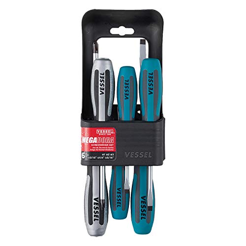 Vessel 9006Hs - Set Di 6 Cacciaviti A Percussione "Megadora Impacta"