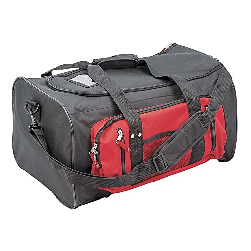 Portwest B901Bkr Borsa Kit Holdall, Nero/Rosso