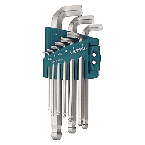 Vessel (Vessel) 8209Bp-S - Chiave A Forma Di L, 9 Pezzi, Asse Corto