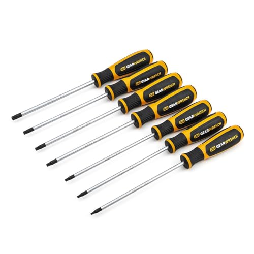 Gearwrench 80071H Set Di Cacciaviti Bimateriale Torx®, 7 Pezzi