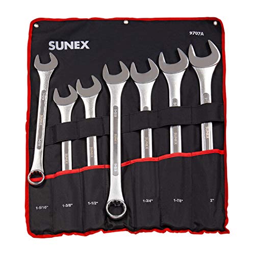 Sunex 9707 Jumbo Fractional Combination Wrench Set, 9707