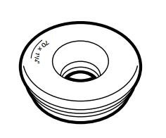 Roca Av0016300R-Kit Presa Di Alimentazione-Colleción 1Un. Ricambio Per Bagno-Elementi Complementari