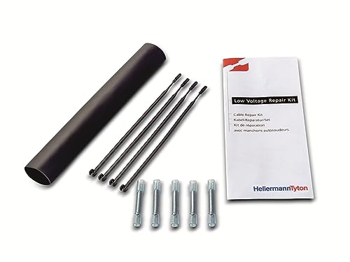 Hellermanntyton 380-04019 380-04004 Lvrk-24/6-200-Pox-Bk - Raccordo Termoretraibile Con Attacco A Vite