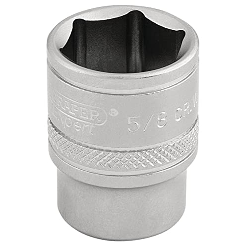 Draper 1.8D/Ms Square Drive 6 Point Imperial Socket, Blu, 5/20,3 Cm "3/20,3 Cm