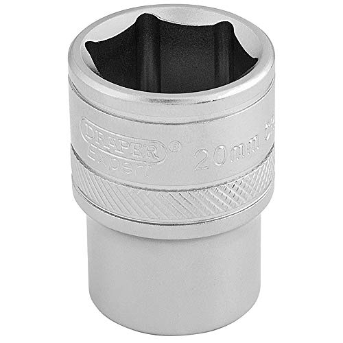 Draper 16610 - Bussola Quadrata A 6 Punti, 1/2", Misura 20 Mm