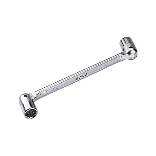Alyco 191652 - Llave De Vaso Articulada Une 16595 Cr-V Bocas 12 Caras 6X7 Mm