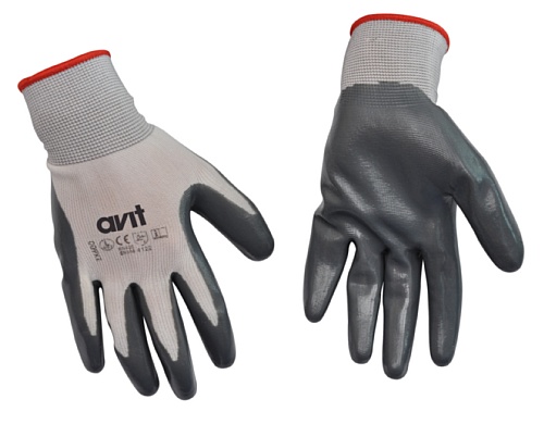 Best Price Square Nitrile Glove, Knit Wrist, L Av13072 Di Avit