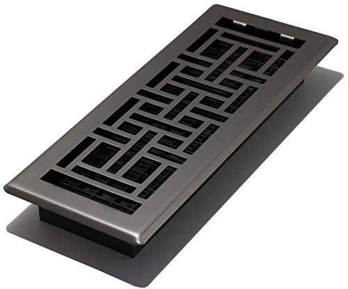 Decor Grates Ajh412-Gm Registro Pavimento, Colore Canna Di Fucile, 4X12 Inches