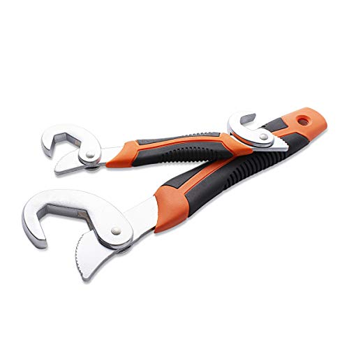 Finder Bs192265P Portable Adjustable Quick Snap'N Grip 9-32Mm Universal Wrench Set 2Pcs