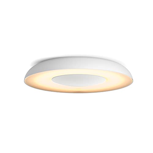 Philips Hue White Ambiance Plafoniera Smart Still, Luce Bianca Da Calda A Fredda, 32W, Bianco, Telecomando Dimmer Switch Incluso