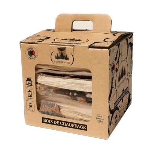Le Bouscatier Legna Da Riscaldamento Per Camino Stufa Forno Pizza Ooni Fornelli Barbecue Weber Carbone E Braciere. 20 L Legno Essiccato Faggio Rovere