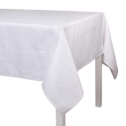 Le Jacquard Francais Collection – Bosphore Blanc – (Tovaglia 175 X 250 Cm)