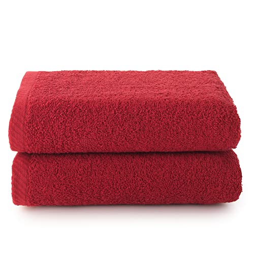 Top Towel - Plus - Pack 2 Asciugamani - Asciugamani Da Bagno - 100% Cotone - 500 Grammi