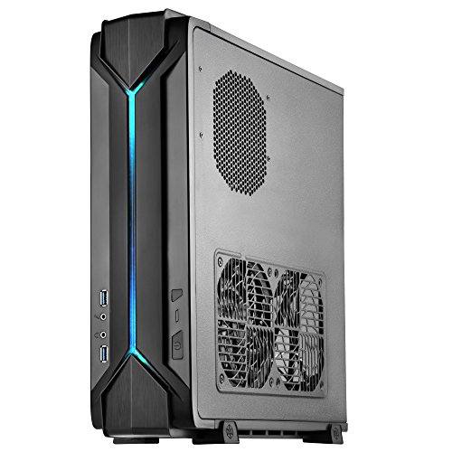 Silverstone Sst-Rvz03B - Raven Mini-Itx Custodia Per Computer Da Gioco, Rgb, Nero
