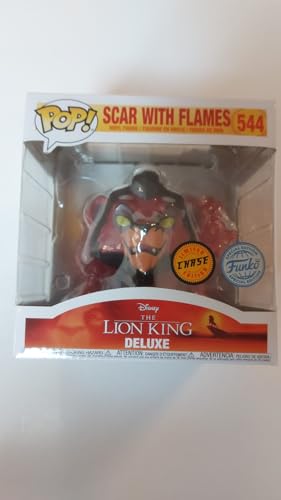 Pop! Funko Scar With Flames - Chase Limited Edition Rosso