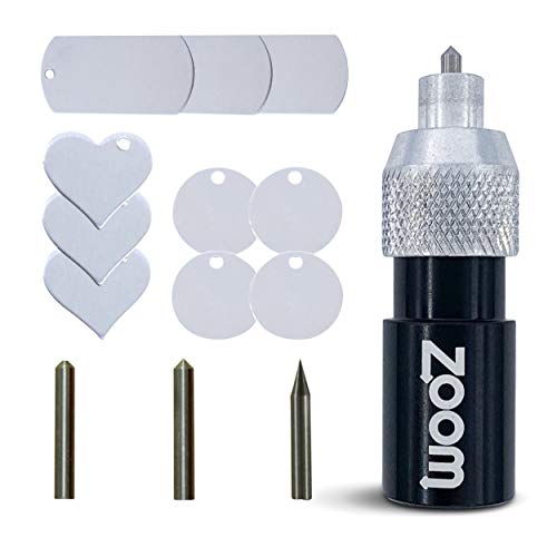 Brother Scanncut - Strumento Per Incisione/Incisione, 3 In 1, Punte Di Precisione, Regolari E Smussate Con Cuore, Piastrina E Cerchio Per Stampaggio D