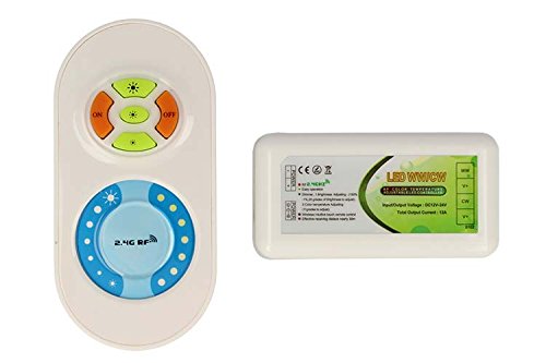 Led Controller Dimmer Cct 2 Canali Color Temperature Adjustable Led Controller Telecomando Rf 12V 24V 12A