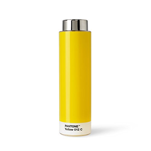 Copenhagen Design Pantone Drinking Bottiglia D'Acqua, 500 Ml, Giallo (Yellow), One Size