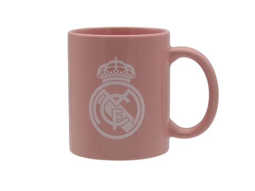 Cyp Brands - Real Madrid, Tazza In Ceramica, Stoviglie, Colazione, Tazze Originali, Colore Rosa, Prodotto Ufficiale