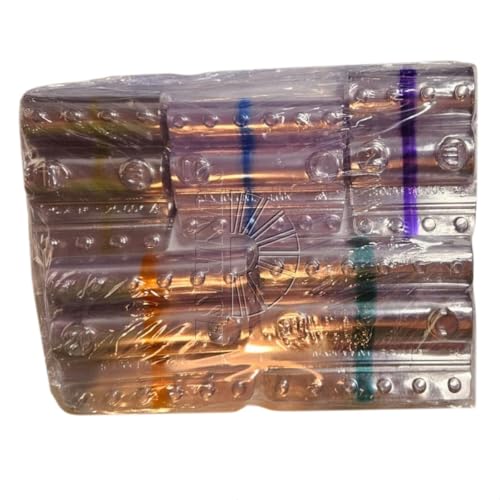 Blister Per Monete Contenitori Portamonete 1 € - 2 € - 50 20 10 Centesimi - Cilindro Portamonete Blister Conta Soldi (20 Pz Per Taglio) - Kit 100 Pz